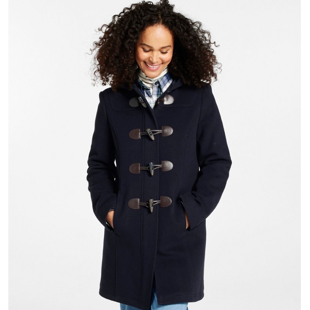 Brooks Brothers Women's Dark Blue Wool Pea Coat size 2